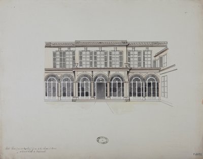 Hôtel de Maurepas، 7 Rue de la Chaise، Paris، c.1900-20 بواسطة المدرسة الفرنسية