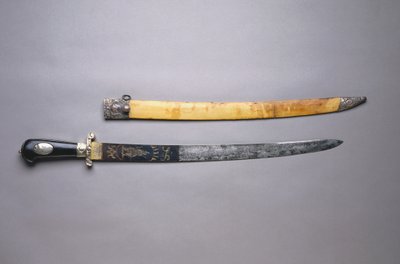 سيف الصيد حوالي 1780 بواسطة المدرسة الفرنسية