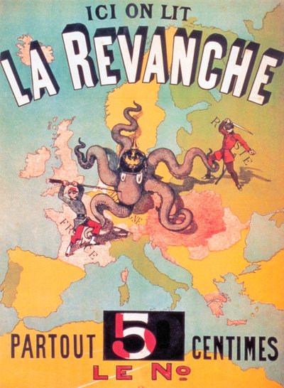هنا نقرأ La Revanche في كل مكان 5 سنتيمترات n ° ، 1886 بواسطة المدرسة الفرنسية