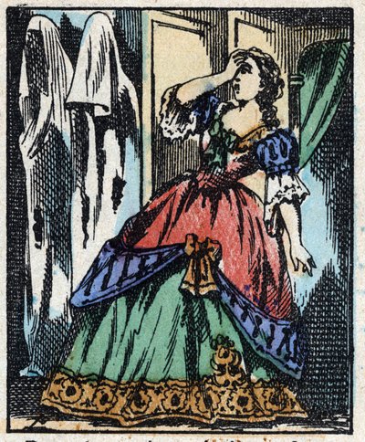 رسم توضيحي لـ "" Bluebeard "" بواسطة المدرسة الفرنسية