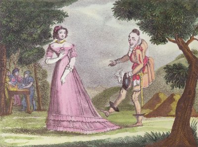 رسم توضيحي لـ Riquet a la Houppe ، حكاية خرافية كتبها Charles Perrault (1628-1703) ، ج. 1820-30 بواسطة المدرسة الفرنسية