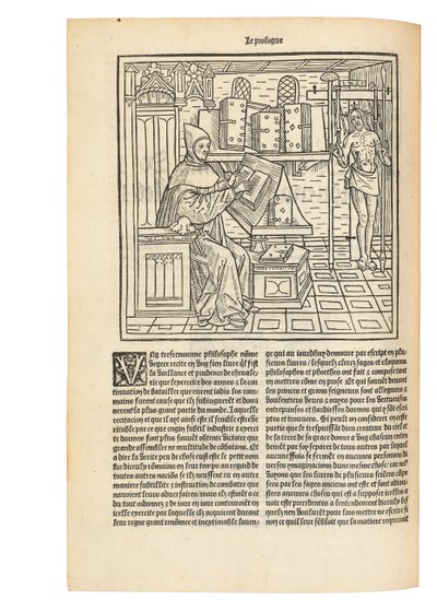 رسم توضيحي من تاريخ إنجويراند دي مونستريليت (حوالي 1390 - 95-1453) ، باريس: فرانسوا ريغنولت بواسطة المدرسة الفرنسية