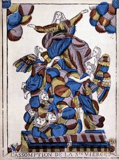صورة إبينال: افتراض العذراء ، ج. 1820 ، "L