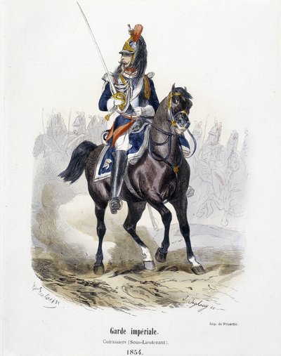 Imperial Guard: Cuirassiers in 1854 - in “Histoire de l