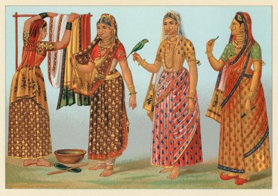 زي الهند بواسطة المدرسة الفرنسية