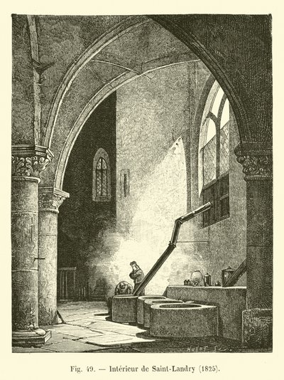 داخل سان لاندري ، 1825 بواسطة المدرسة الفرنسية