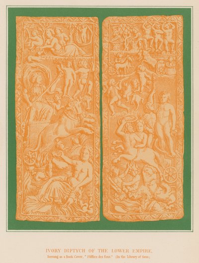العاج Diptych من الإمبراطورية السفلى بواسطة المدرسة الفرنسية