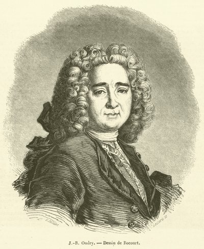 J-B Oudry (engraving) بواسطة المدرسة الفرنسية