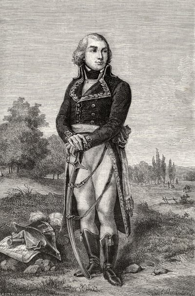 جان بابتيست جوردان ، من "تاريخ الثورة الفرنسية" لوي بلانك (1811-1882) بواسطة المدرسة الفرنسية
