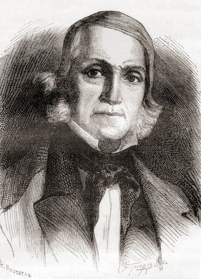 Jean-François Sudre, from Les Merveilles de la Science, published c.1870 (engraving) بواسطة المدرسة الفرنسية