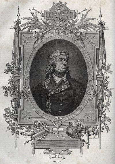 جان لويس إبينيزر راينير (1771-1814) ، الجنرال الفرنسي للثورة والإمبراطورية الأولى - جان لويس إبينيزر رينييه ، ضابط عام بالجيش الفرنسي أثناء الحروب الثورية الفرنسية - من "" الموسوعة الجديدة الوطنية "بقلم موريس لا شارست بواسطة المدرسة الفرنسية