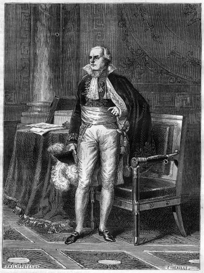 جان بابتيست (جان بابتيست) دي نومبير دي شامباني (1756-1834) دوق كادور - جان بابتيست دي نومبير دي شامباني (1756-1834) ، دوق كادوري ، سياسي فرنسي - في "تاريخ الإمبراطورية يتبع تاريخ القنصلية "" أدولف تييرز - 187 بواسطة المدرسة الفرنسية