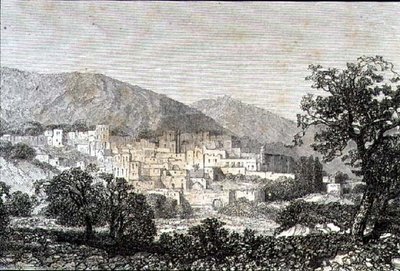 القدس في ستينيات القرن التاسع عشر (نقش) بواسطة المدرسة الفرنسية