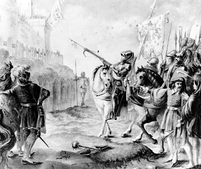 أمر جان دارك الإنجليز بمغادرة فرنسا ، 1789 بواسطة المدرسة الفرنسية
