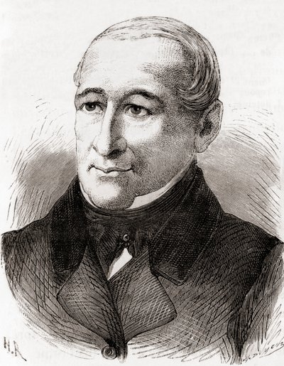 يوهان نيكولاس فون درايس ، من Les Merveilles de la Science ، نُشر عام 1870 (نقش) بواسطة المدرسة الفرنسية