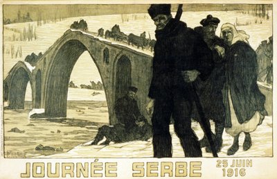 يوم الصرب. 25 يونيو 1916. بواسطة المدرسة الفرنسية