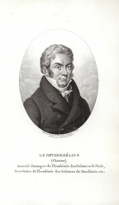 Jöns Jacob Berzelius بواسطة المدرسة الفرنسية