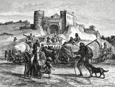 الكلت في خدمتهم ، c.1890 بواسطة المدرسة الفرنسية