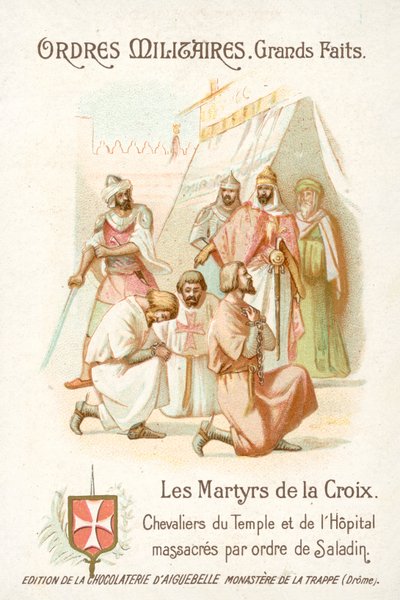 Knights Templar and Hospitaller massacred by order of Saladin بواسطة المدرسة الفرنسية