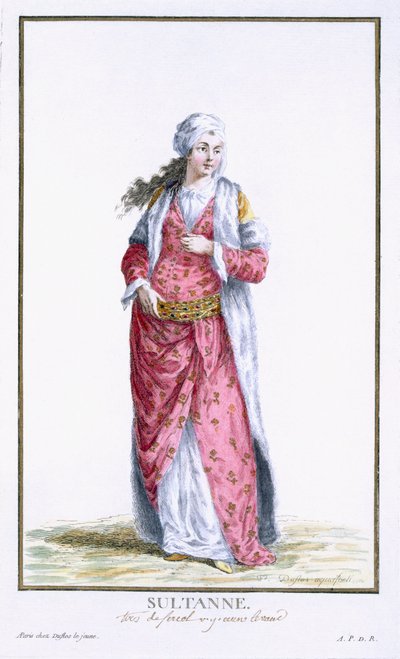 Kosem Sultan ، (نقش يدوي) بواسطة المدرسة الفرنسية