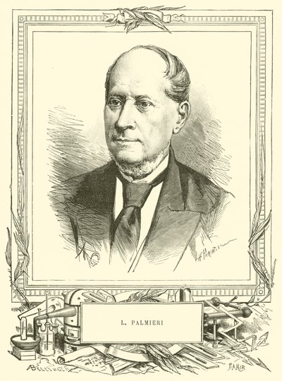 L Palmieri (engraving) بواسطة المدرسة الفرنسية