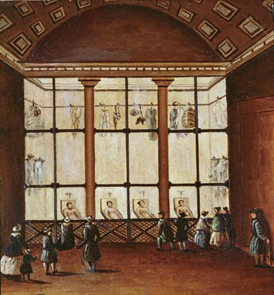 لا مورغ ، أكبر مشرحة في باريس ، 1830-1840 بواسطة المدرسة الفرنسية