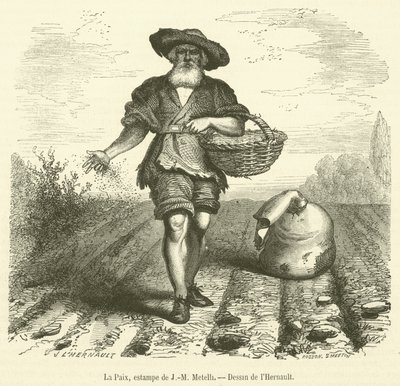 La Paix (engraving) بواسطة المدرسة الفرنسية