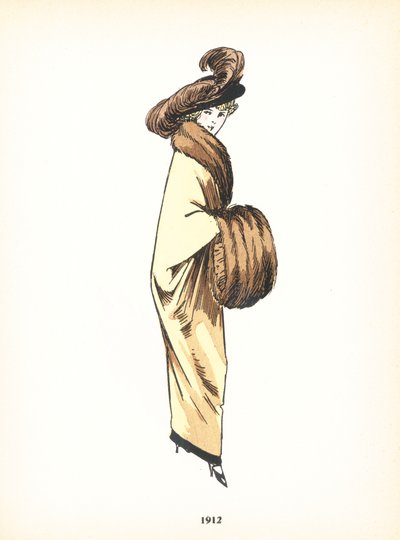 أزياء السيدات ، 1912 بواسطة المدرسة الفرنسية