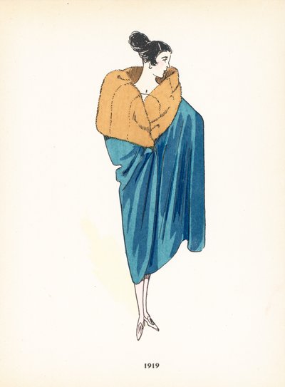 أزياء السيدات ، 1919 بواسطة المدرسة الفرنسية