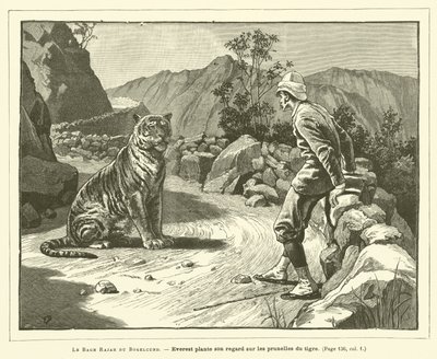 Le Bagh Rajah Du Bogelcund (نقش) بواسطة المدرسة الفرنسية