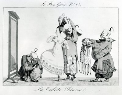 Le Bon Genre - La Toilette Chinoise ، 1813 بواسطة المدرسة الفرنسية