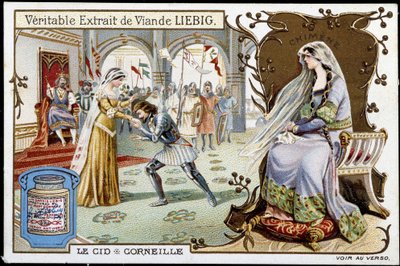 Le Cid de Pierre Corneille (1606 - 1684), chromolithography Liebig, sd. 19th century بواسطة المدرسة الفرنسية