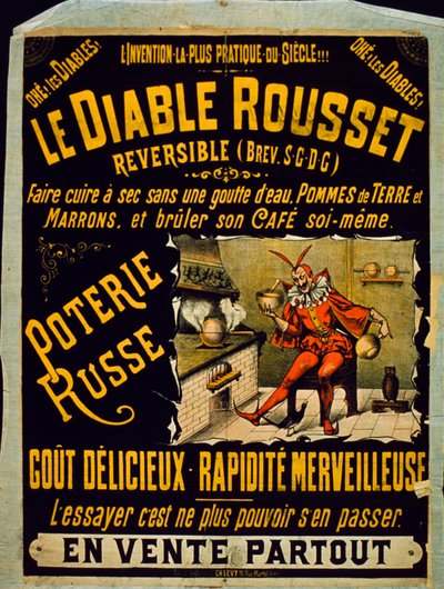 ملصق Le Diable Rousset بواسطة المدرسة الفرنسية