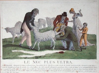 The Nec Plus Ultra ، c.1807 (نقش ملون) بواسطة المدرسة الفرنسية
