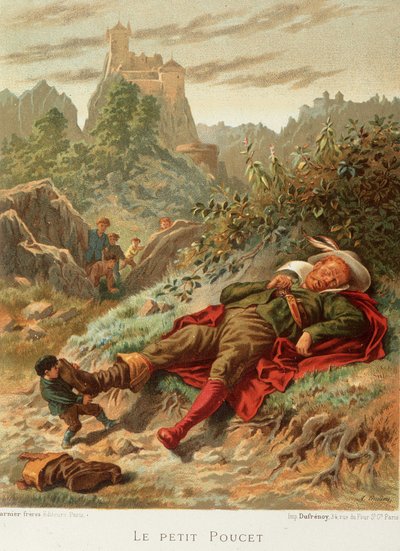 Le Peucet - في "" Les Tales de Perrault "" بواسطة المدرسة الفرنسية