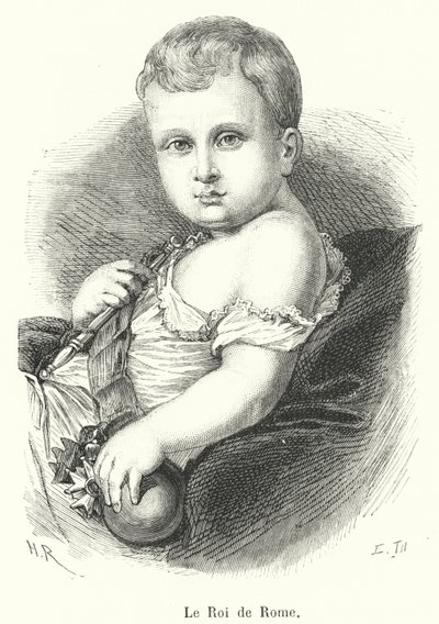 Le Roi de Rome (engraving) بواسطة المدرسة الفرنسية