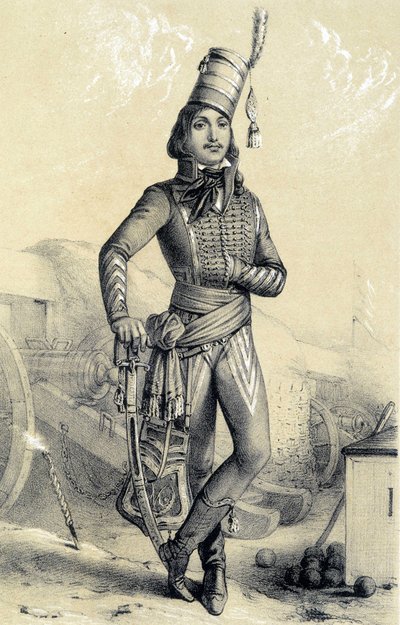 الجنرال مارسو - في "Galerie historique de la Revolution francaise" لألبرت مورين بواسطة المدرسة الفرنسية