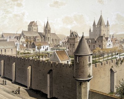 معبد باريس وشارع رويال ، sd. القرن السابع عشر - في "باريس عبر العصور: le Temple et la rue Royale" ، أواخر القرن التاسع عشر بواسطة المدرسة الفرنسية