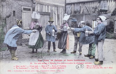 The Guy de Falaise and Lanterns، c.1910 (بعد صورة) بواسطة المدرسة الفرنسية