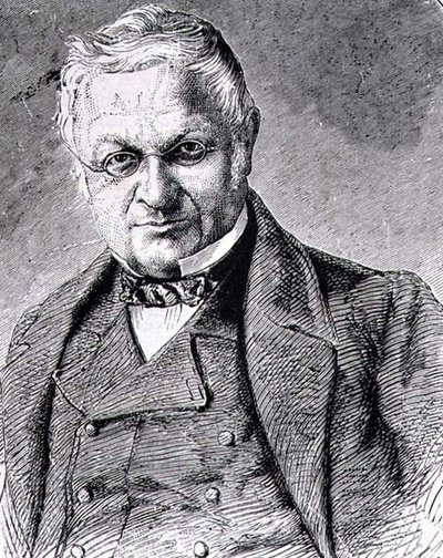 لويس أدولف تيير (1797-1877) رجل دولة فرنسي ، مؤرخ وصحفي (نقش) بواسطة المدرسة الفرنسية