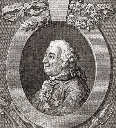 لويس-إليزابيث دي لا فيرجن ، كونت تريسان ، 1705-1783. جندي فرنسي ، طبيب ، عالم ، من العصور الوسطى وكاتب. من Les Heures Libres تم نشره عام 1908. بواسطة المدرسة الفرنسية