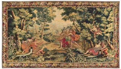 نسيج لويس الرابع عشر الأسطوري ، Gobelins أو Beauvais ، أواخر القرن السابع عشر بواسطة المدرسة الفرنسية