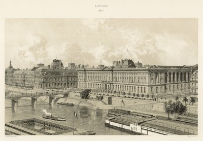 اللوفر ، 1867 بواسطة المدرسة الفرنسية
