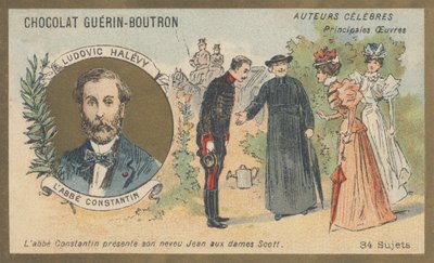 Ludovic Halevy (1834-1908), playwright, librettist of operettes and operas, and French novelist, author of “L