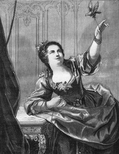 مدام دو فافارت ، جوستين دو رونسيراي (1727-1772) الممثل الكوميدي والمغني الفرنسي ، ضحية تقدم موريس ساكسونيا. نقش في "تاريخ الدعارة والفجور بين جميع شعوب العالم من العصور القديمة وحتى يومنا هذا" للدكتور ث. - بواسطة المدرسة الفرنسية