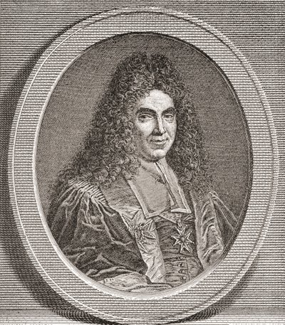 مارك رينيه دو فوير دي بولمي ، ماركيز دارجنسون 1652 1721. سياسي فرنسي. من Les Heures Libres تم نشره عام 1908. بواسطة المدرسة الفرنسية