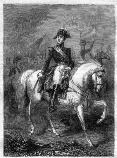 المارشال إتيان - جاك - جوزيف - ألكسندر ماكدونالد (نقش) - جاك ألكسندر ماكدونالد (1765-1840) ، مارشال فرنسا - في "تاريخ الإمبراطورية بعد تاريخ القنصلية" لأدولف تييرز -1879 - مجموعة خاصة بواسطة المدرسة الفرنسية
