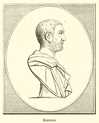 Maxence (engraving) بواسطة المدرسة الفرنسية