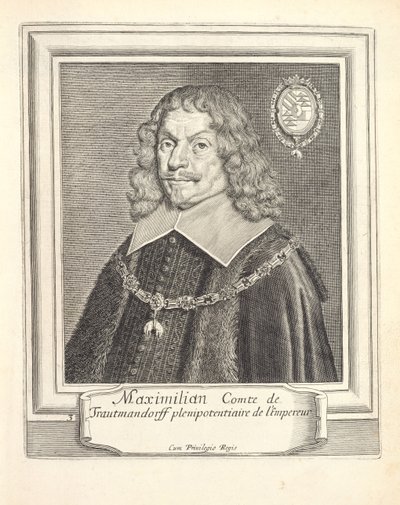Maximilian von Trauttmansdorf بواسطة المدرسة الفرنسية