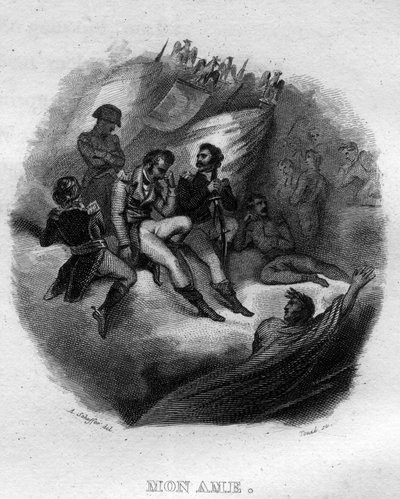 مون سول تشانسون دي بيرانجر في "" Oeuvres Completees "(1834) للشاعر وكاتب الأغاني بيير جان دي بيرانجر (1780-1857). بواسطة المدرسة الفرنسية